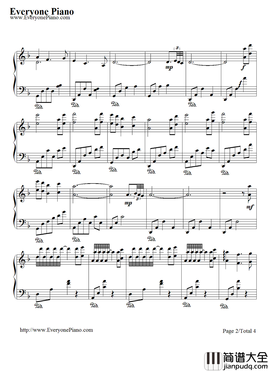 夜曲钢琴谱_Gunnhild_Tvinnereim