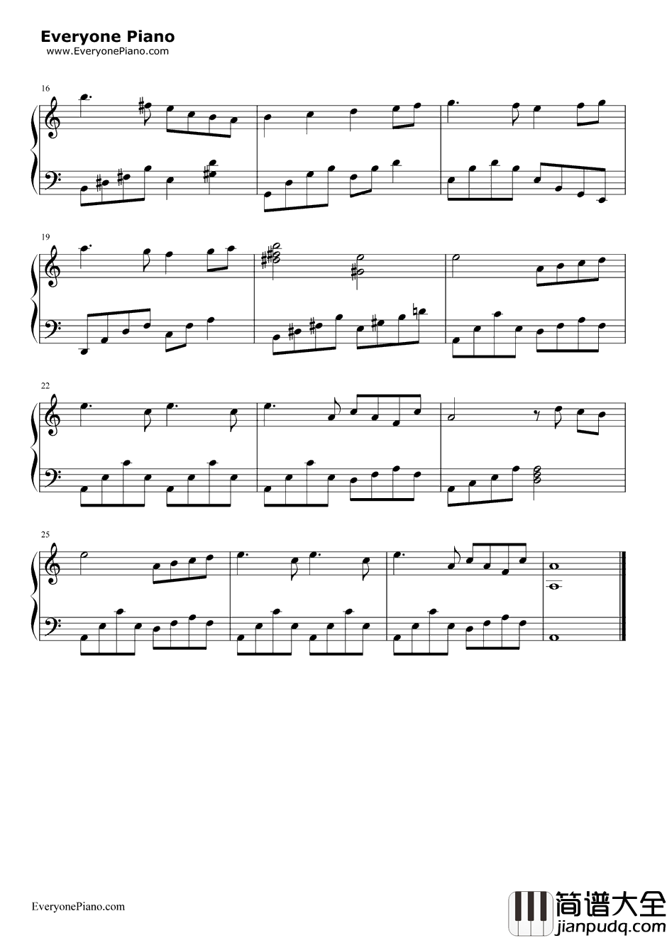 天鹅湖钢琴谱_柴可夫斯基Tchaikovsky