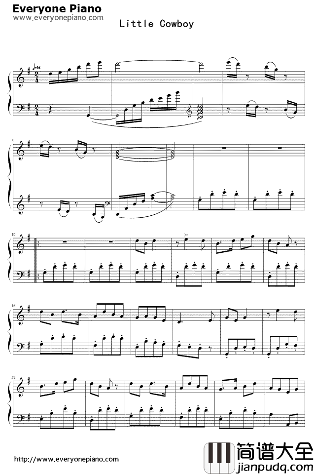 小放牛钢琴谱_小蓓蕾组合