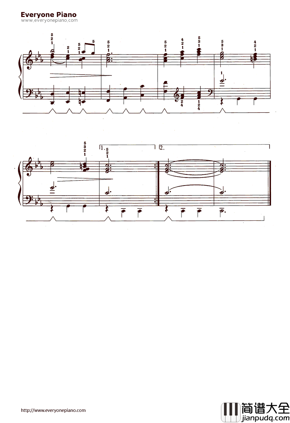 德聂泊尔钢琴谱