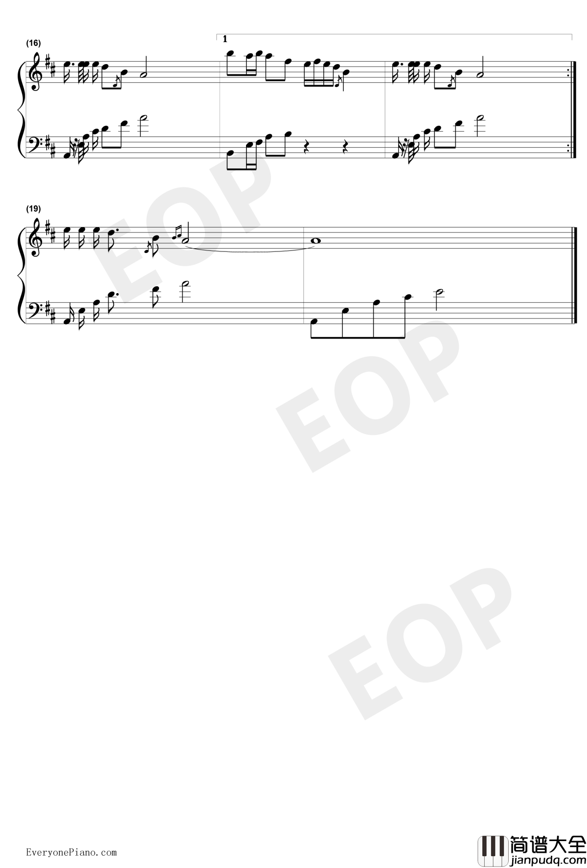 妈妈的吻钢琴谱_朱晓琳