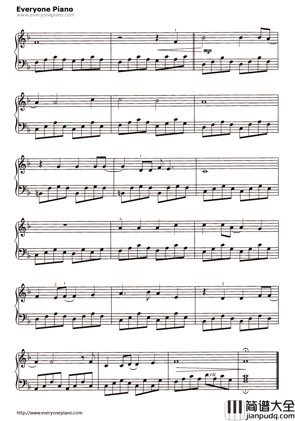 伦敦街道钢琴谱_Ralph_McTell