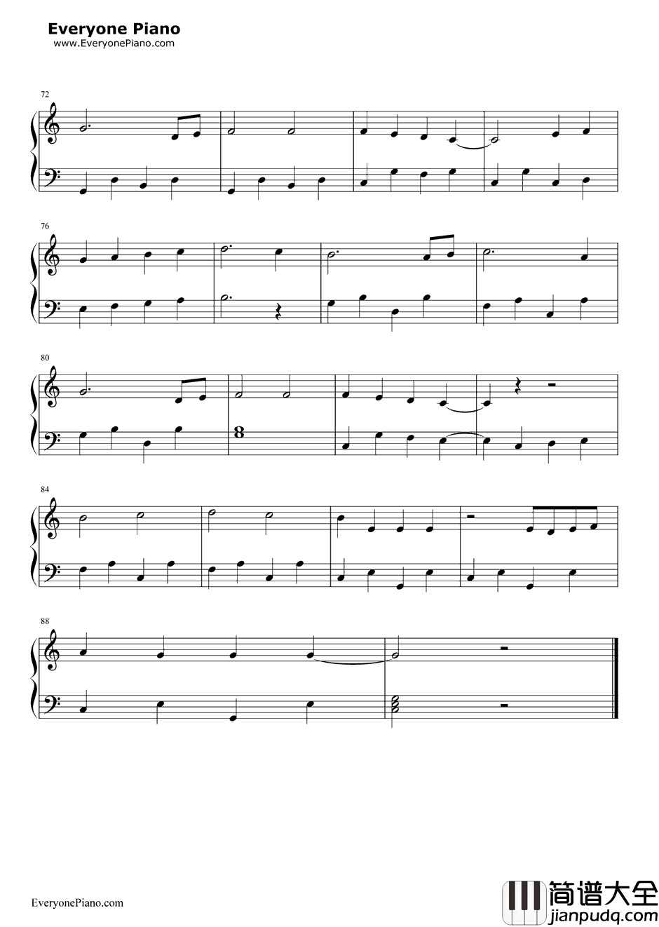 I_Am_Just_a_Girl钢琴谱_ABBA