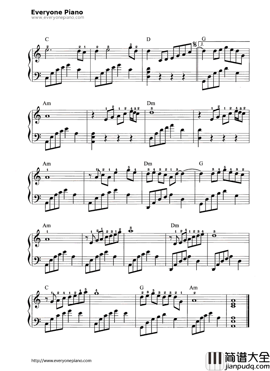 翅膀钢琴谱_伍佰