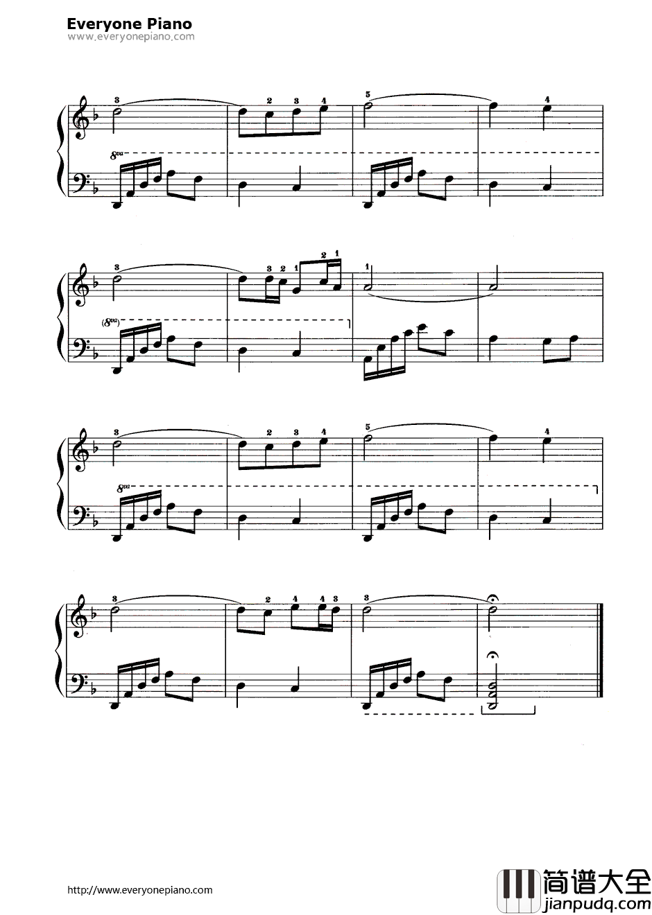 蒙古人钢琴谱_腾格尔