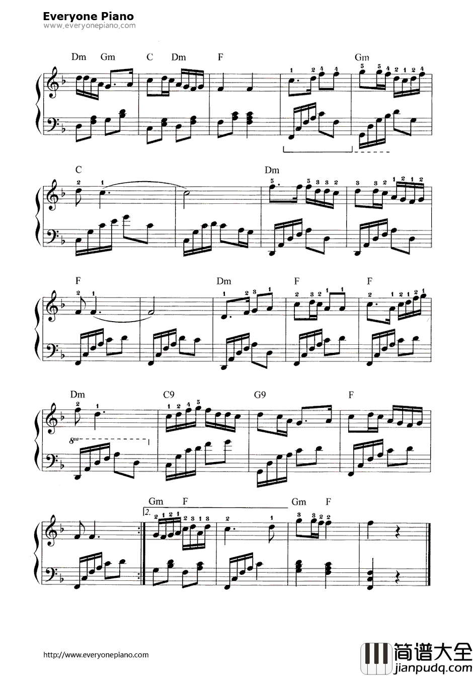 我心中的歌献给解放军钢琴谱_常留柱