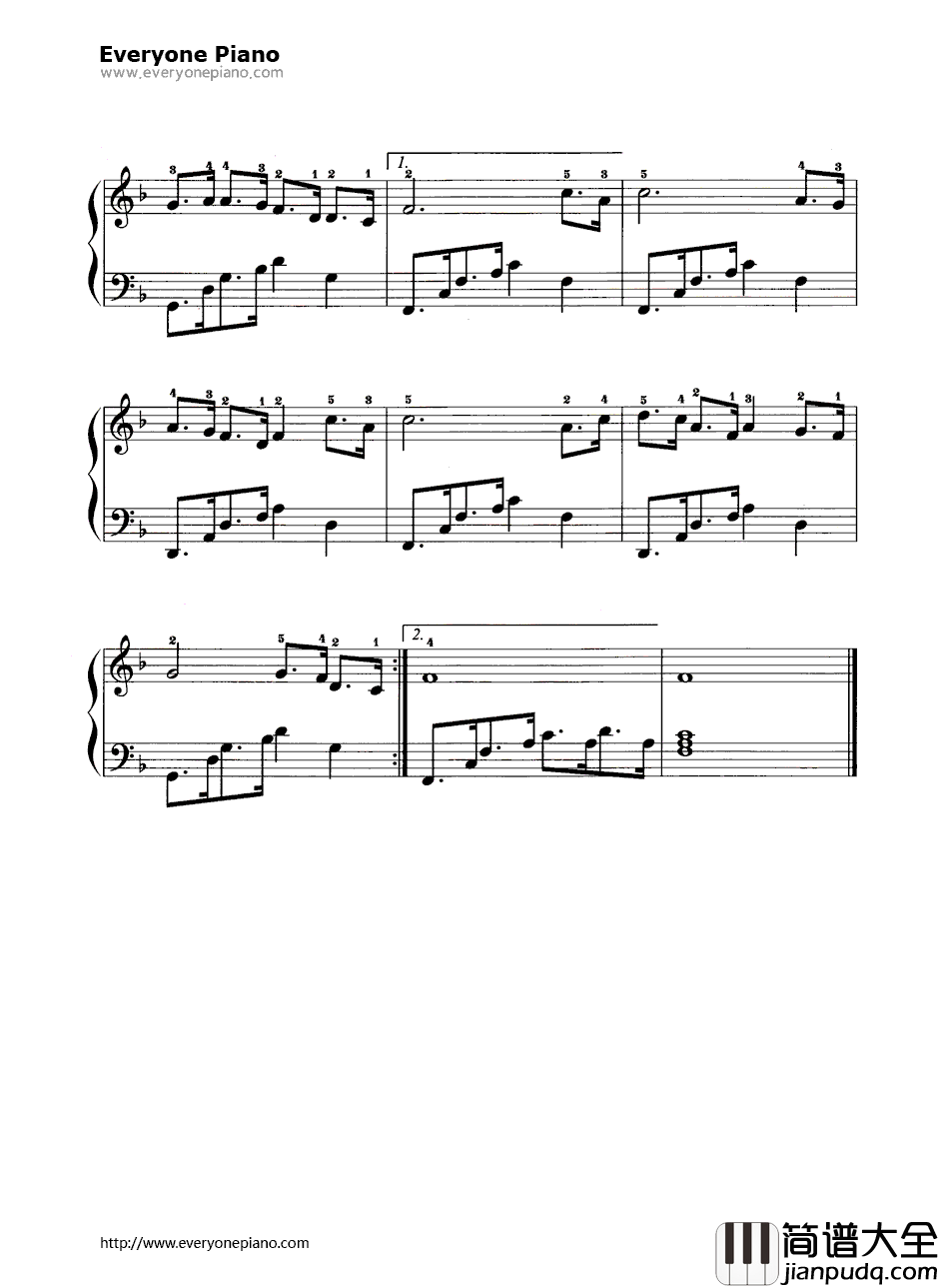 大江东去钢琴谱_青主