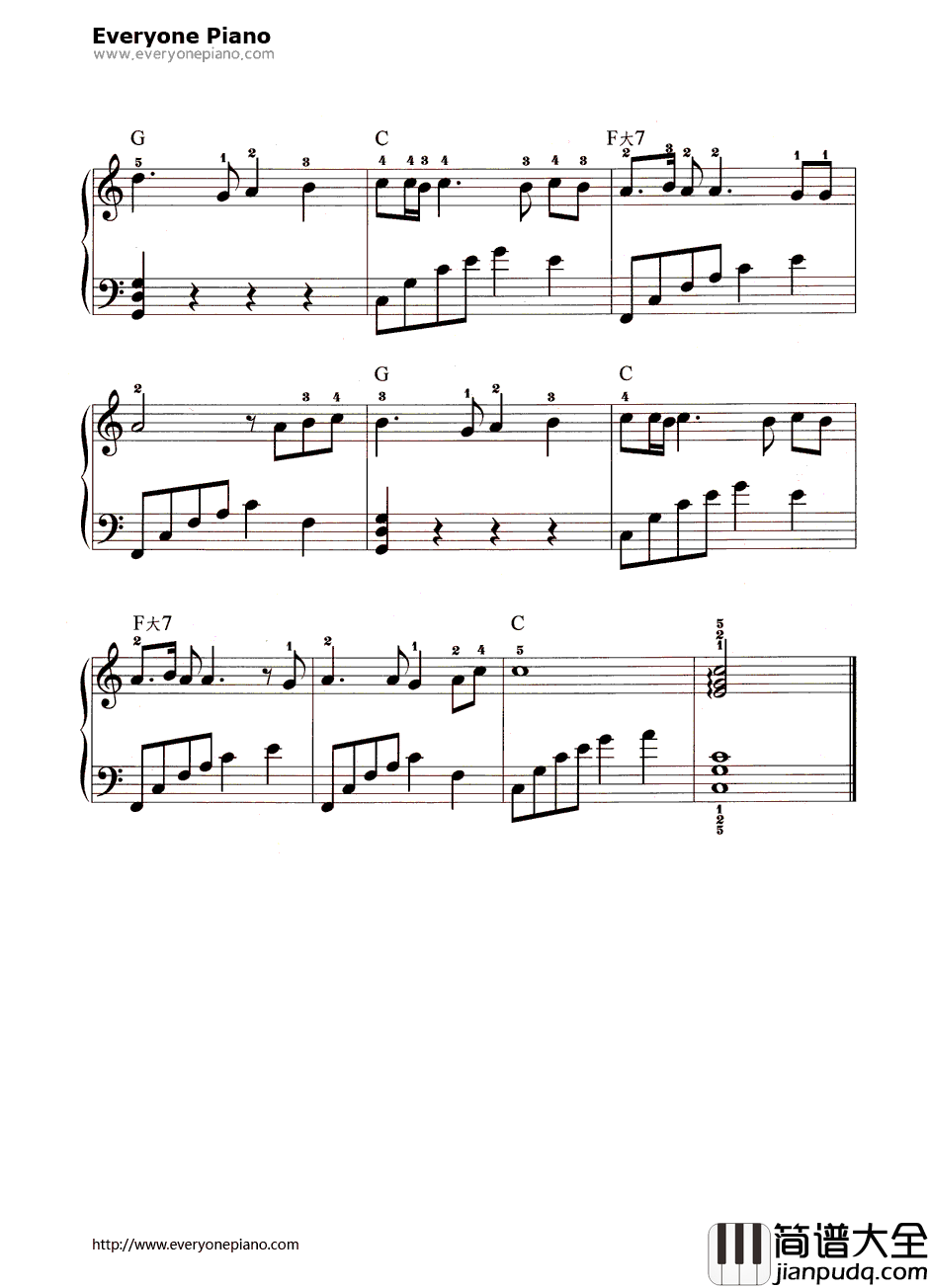 恰似你的温柔钢琴谱_蔡琴