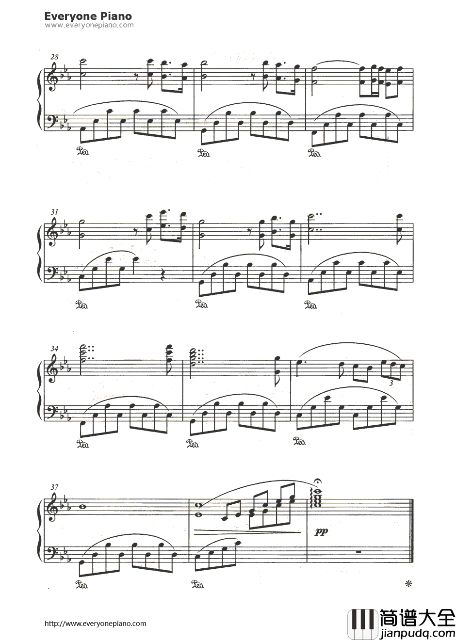 罗密欧与朱丽叶钢琴谱_普罗科菲耶夫_RomeoandJuliet