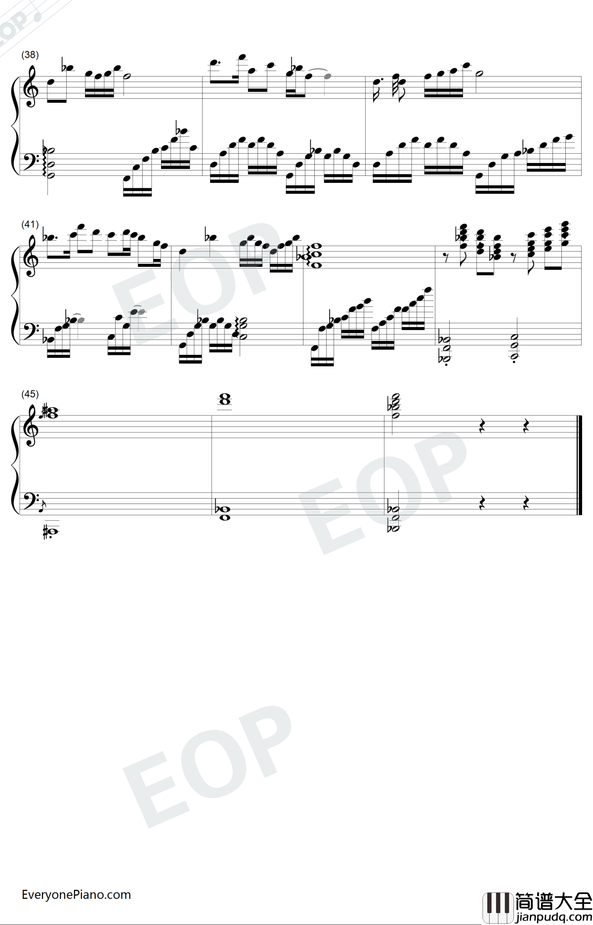 梁祝主题曲钢琴谱_何占豪陈钢_小提琴协奏曲_梁祝_主题曲