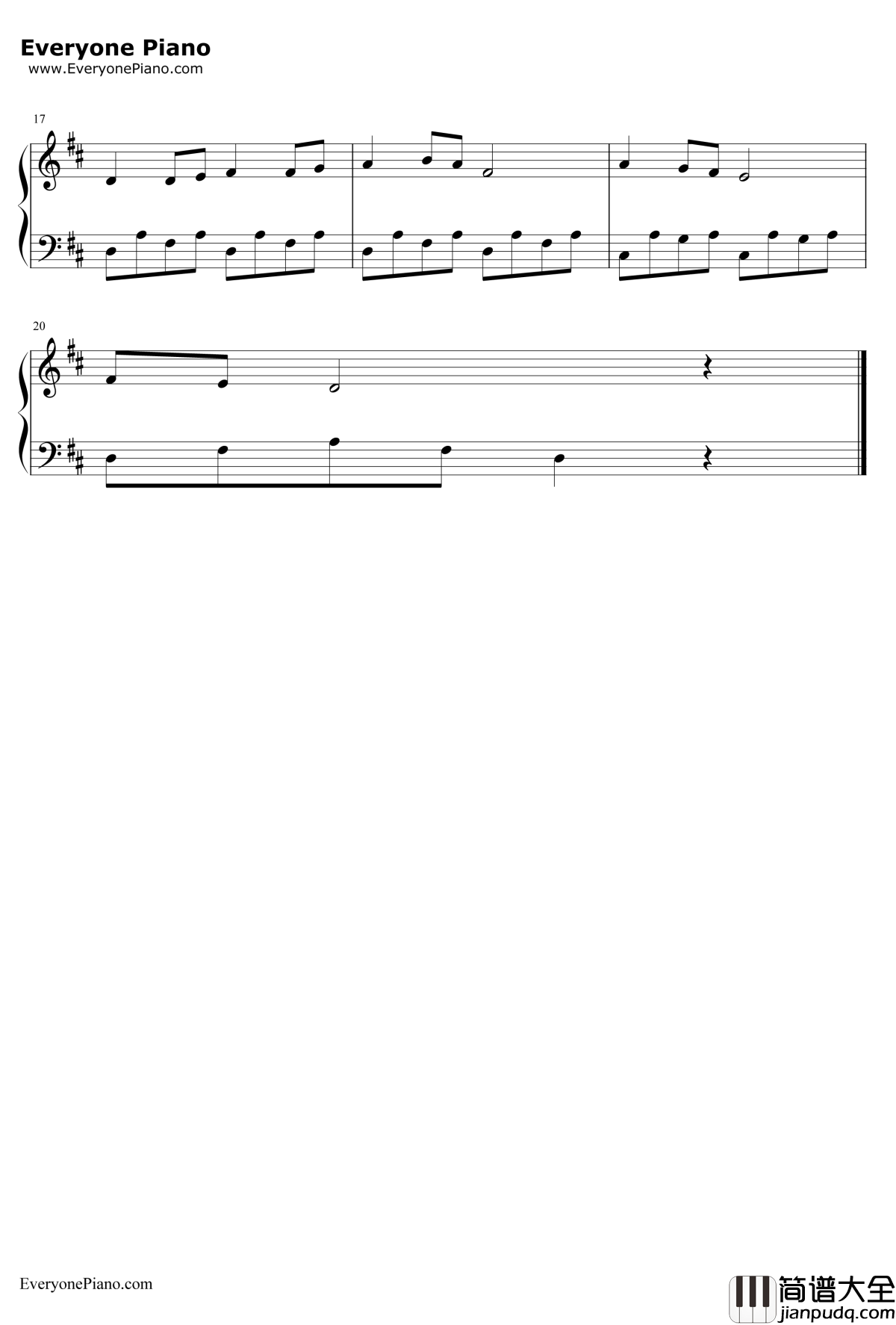 很久以前钢琴谱_贝利