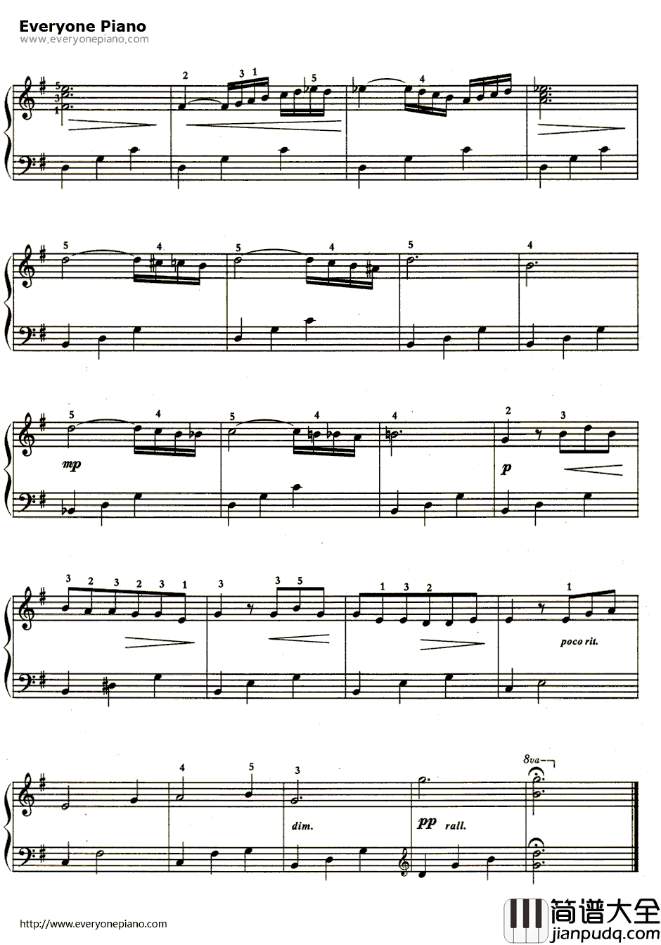 印度之歌钢琴谱_里姆斯基_柯萨科夫