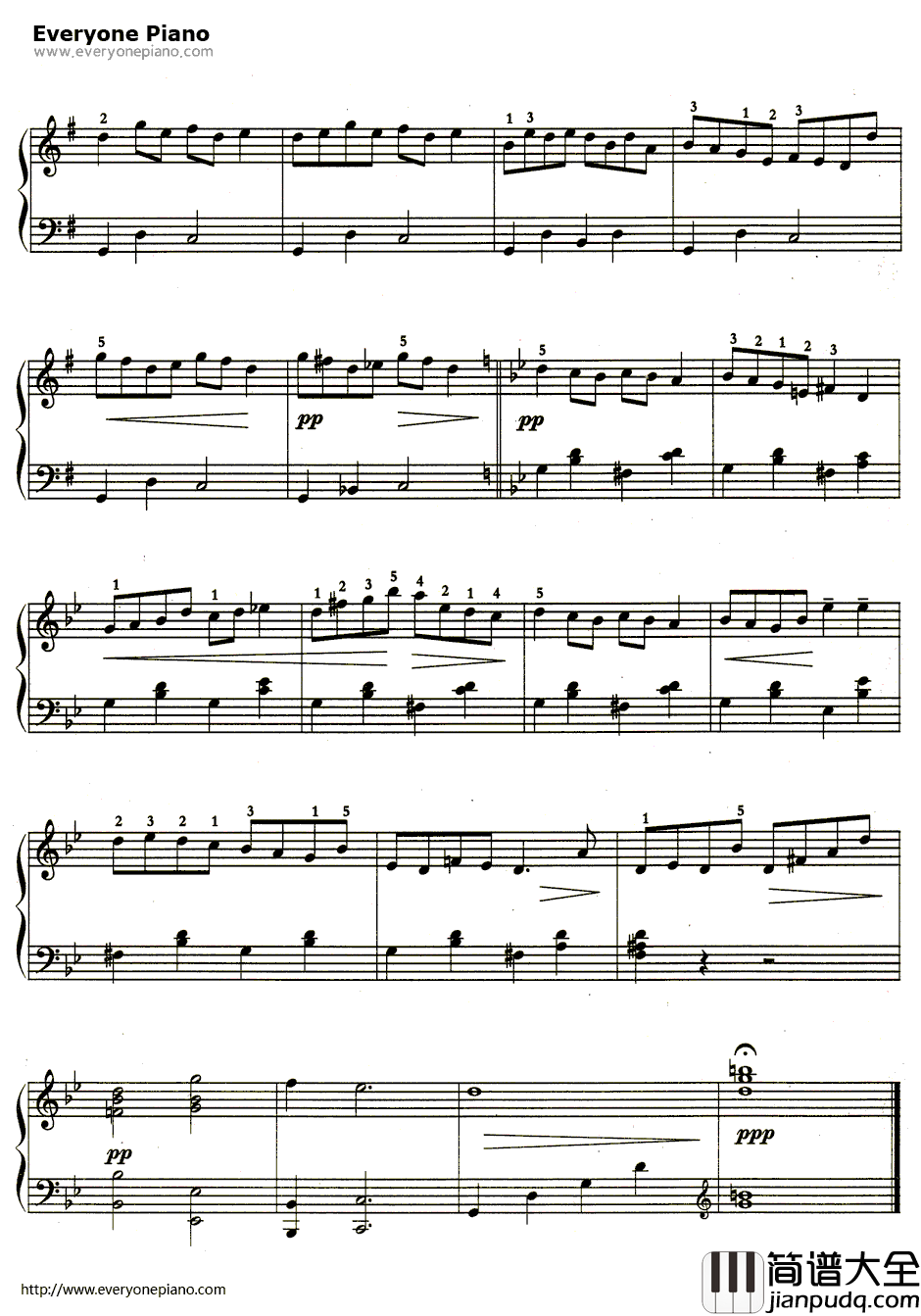 沉思(冥想曲)钢琴谱_穆索尔斯基