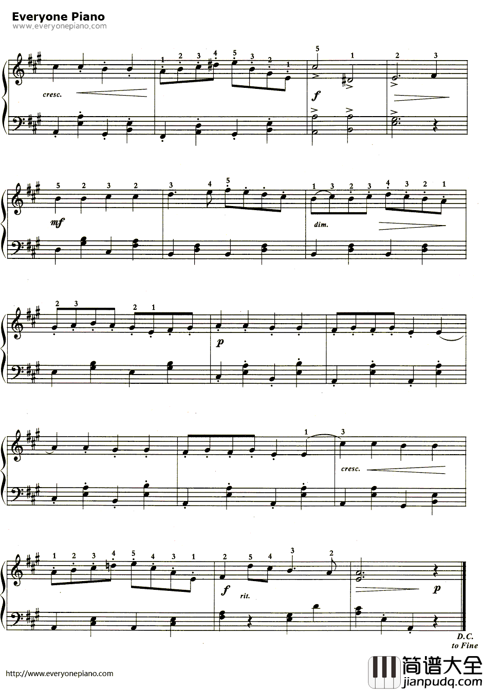 金婚式钢琴谱_加布瑞尔马利_金婚曲—加布瑞尔马利代表作之一