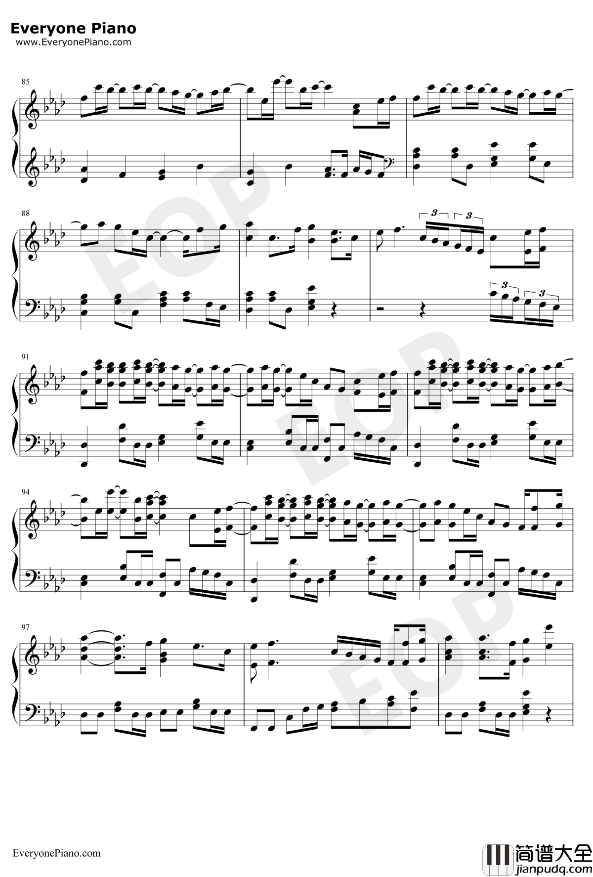 SAKURA钢琴谱_生物股长