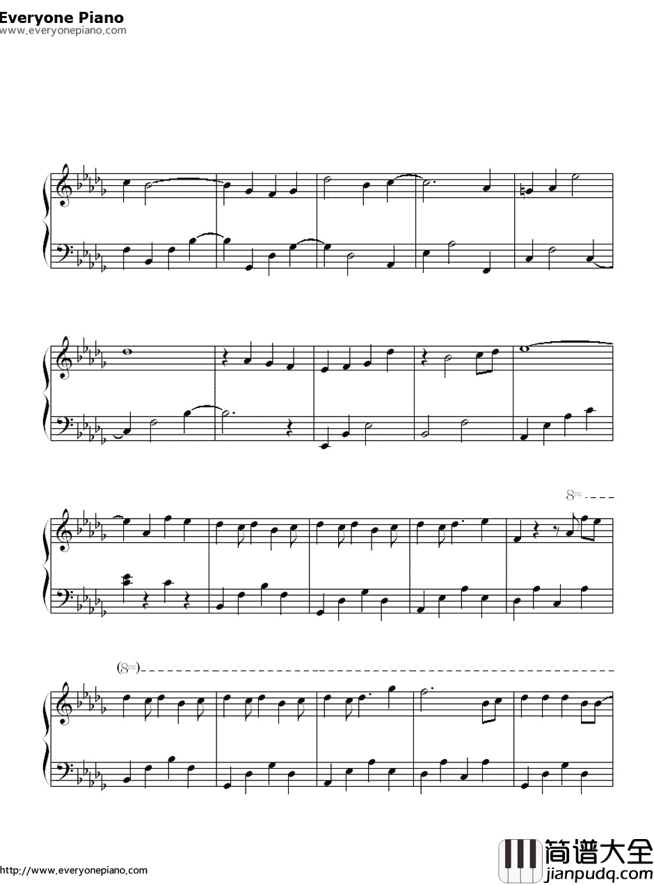 爱在记忆中找你钢琴谱_林峰