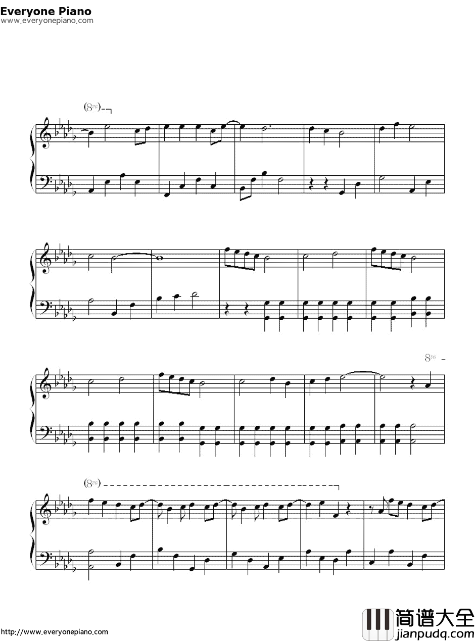 爱在记忆中找你钢琴谱_林峰