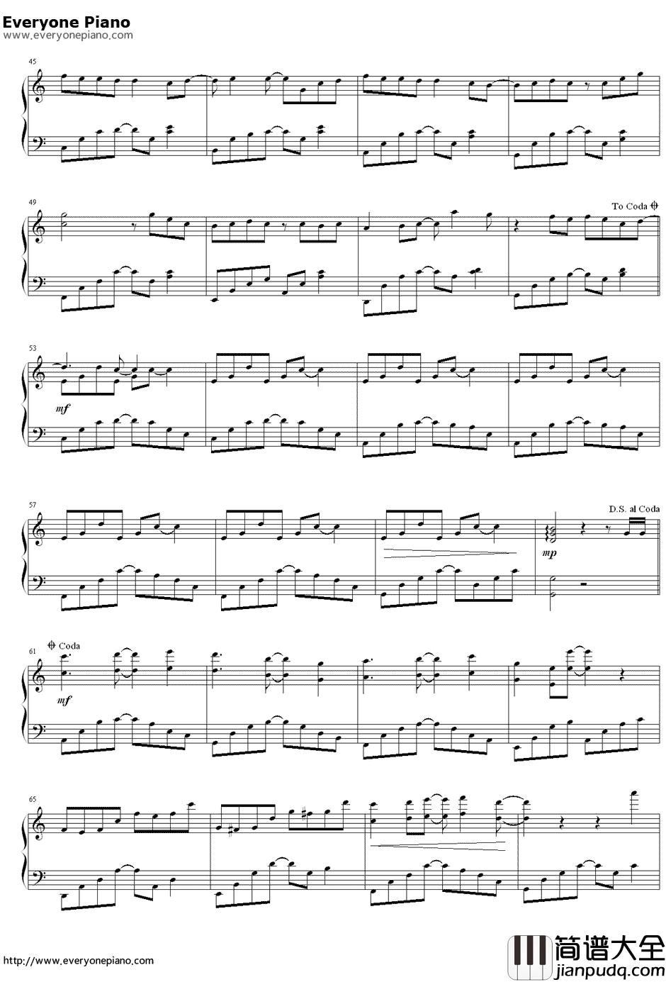 时光机钢琴谱_周杰伦