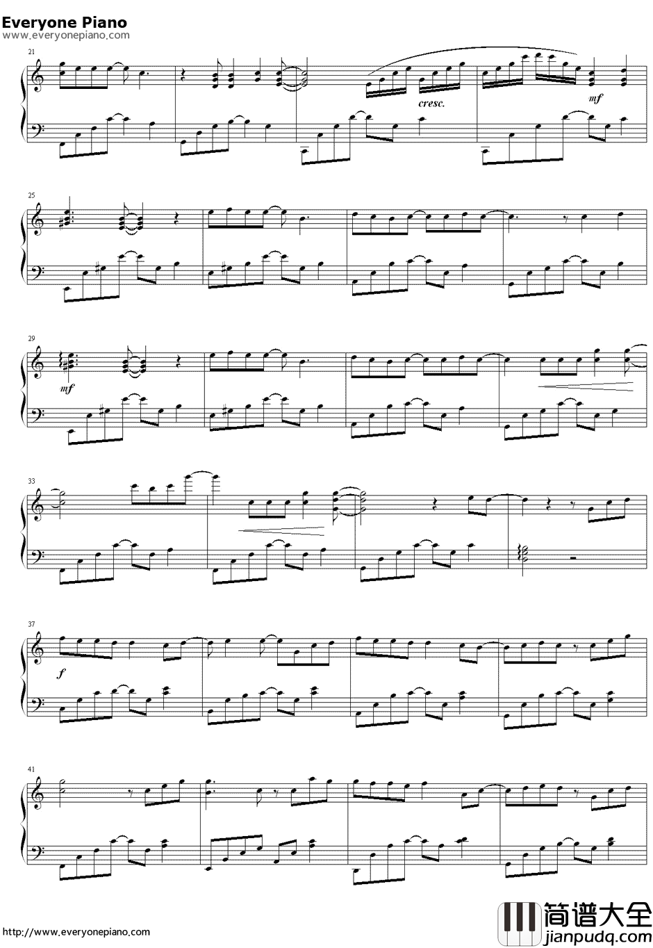 时光机钢琴谱_周杰伦