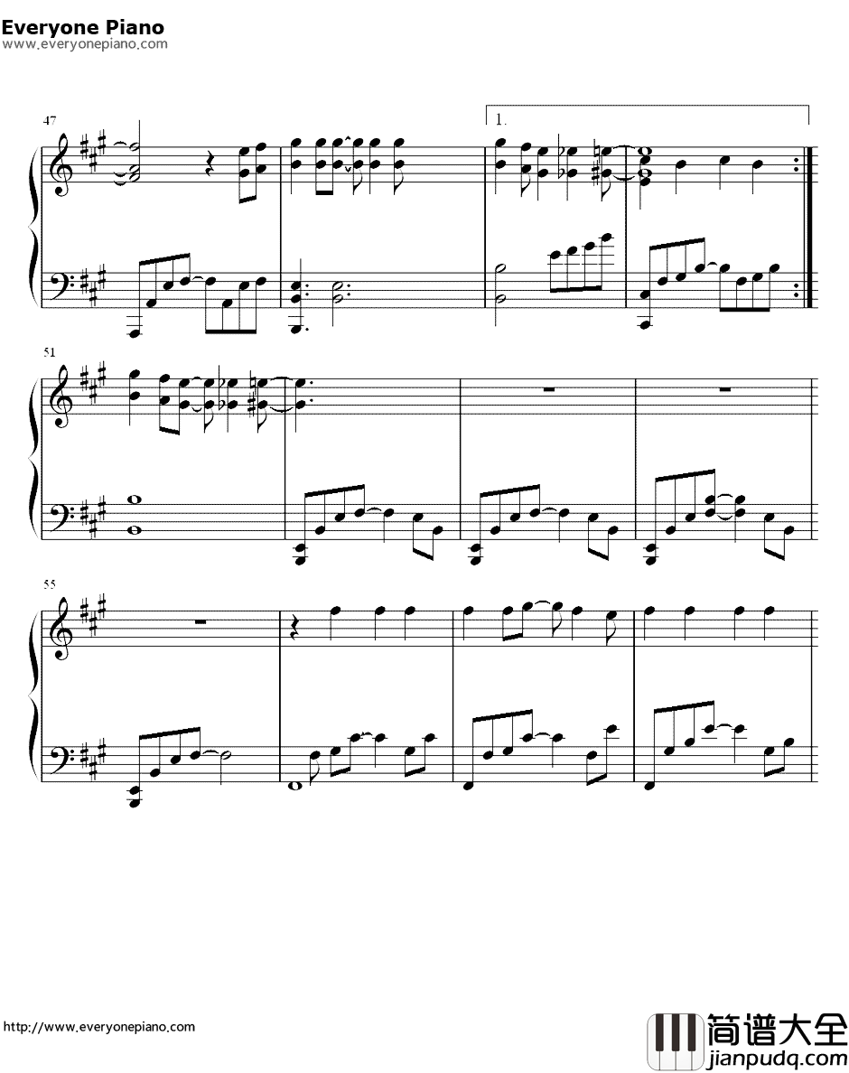 暗号钢琴谱_周杰伦