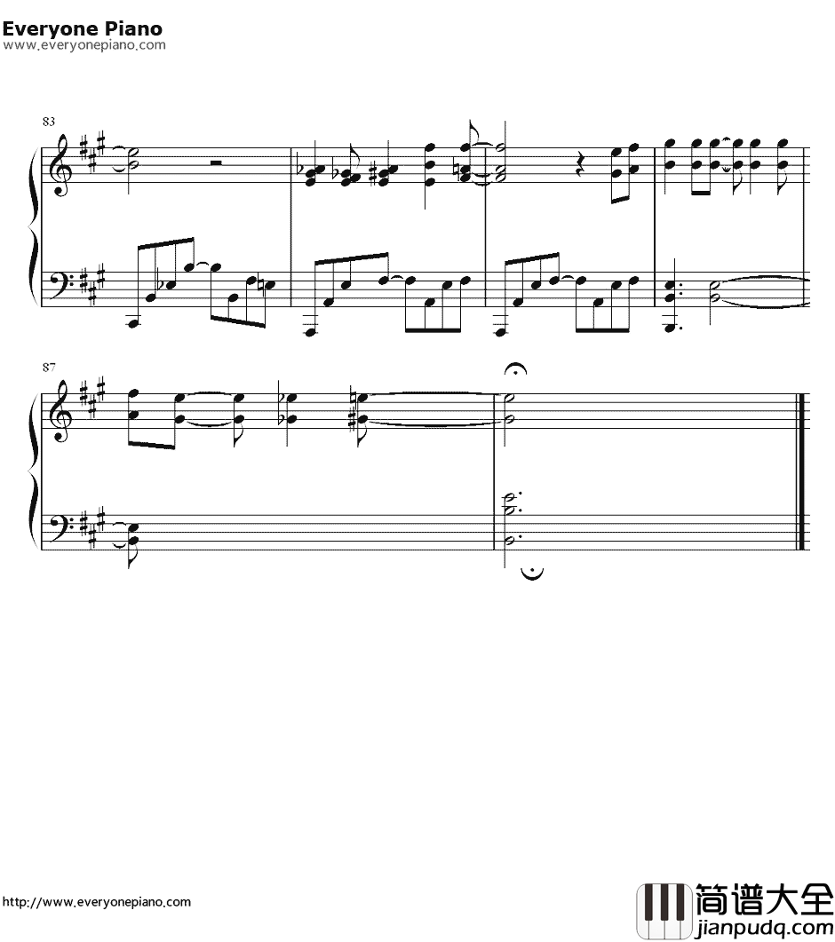 暗号钢琴谱_周杰伦