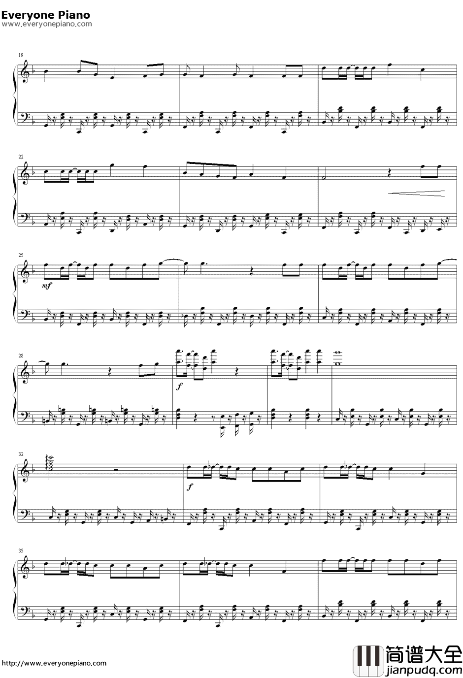 魔术先生钢琴谱_周杰伦