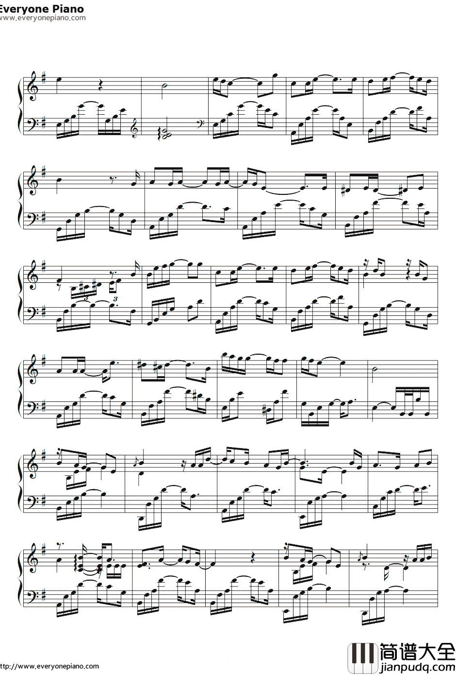 真爱你的云钢琴谱_黄国俊__风云必胜_插曲