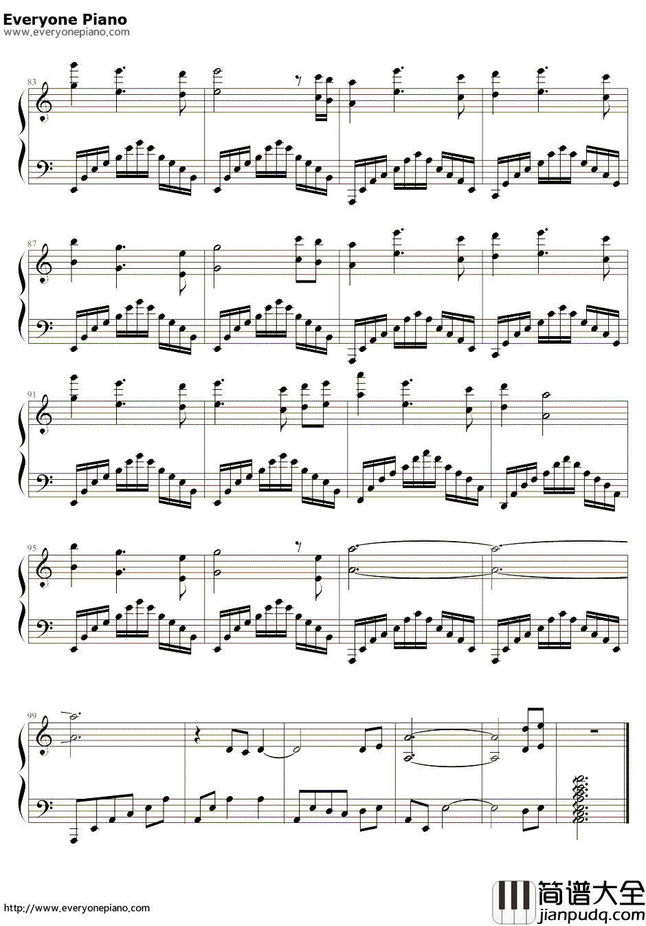 青冥剑誓钢琴谱_骆集益_古剑奇谭游戏原声