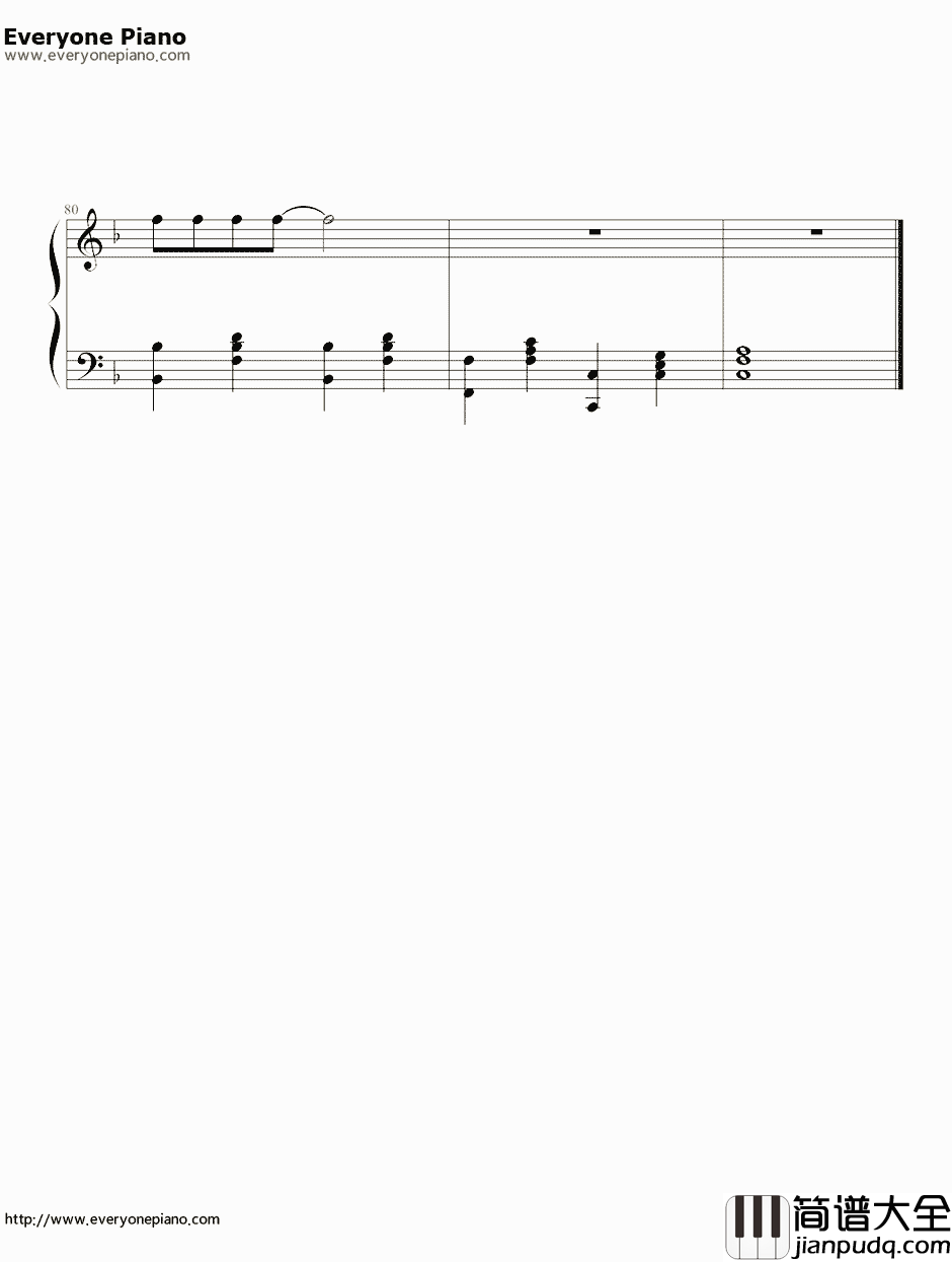 后来钢琴谱_刘若英