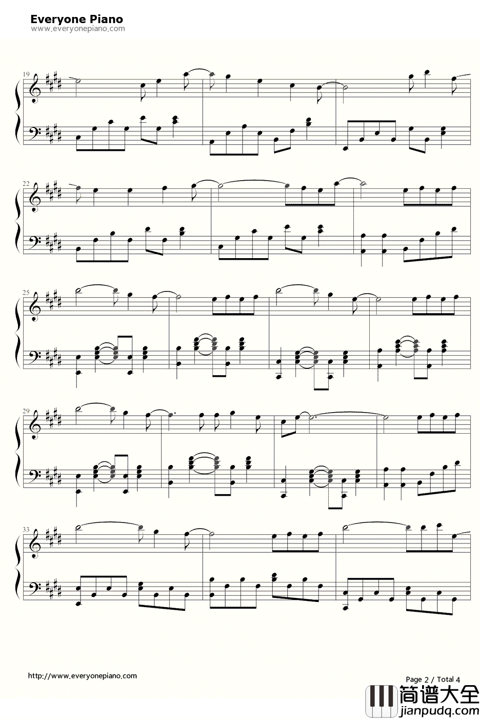 话说夏娃钢琴谱_卓文萱_爱情是从告白开始的片头曲