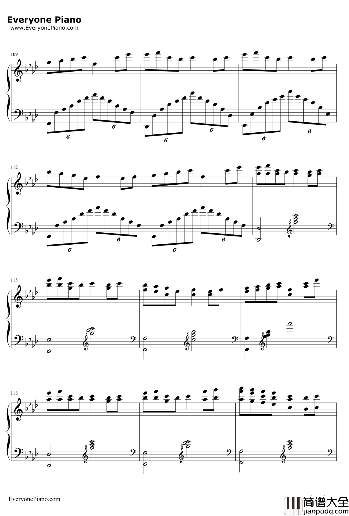 Bad_apple!!钢琴谱_东方project