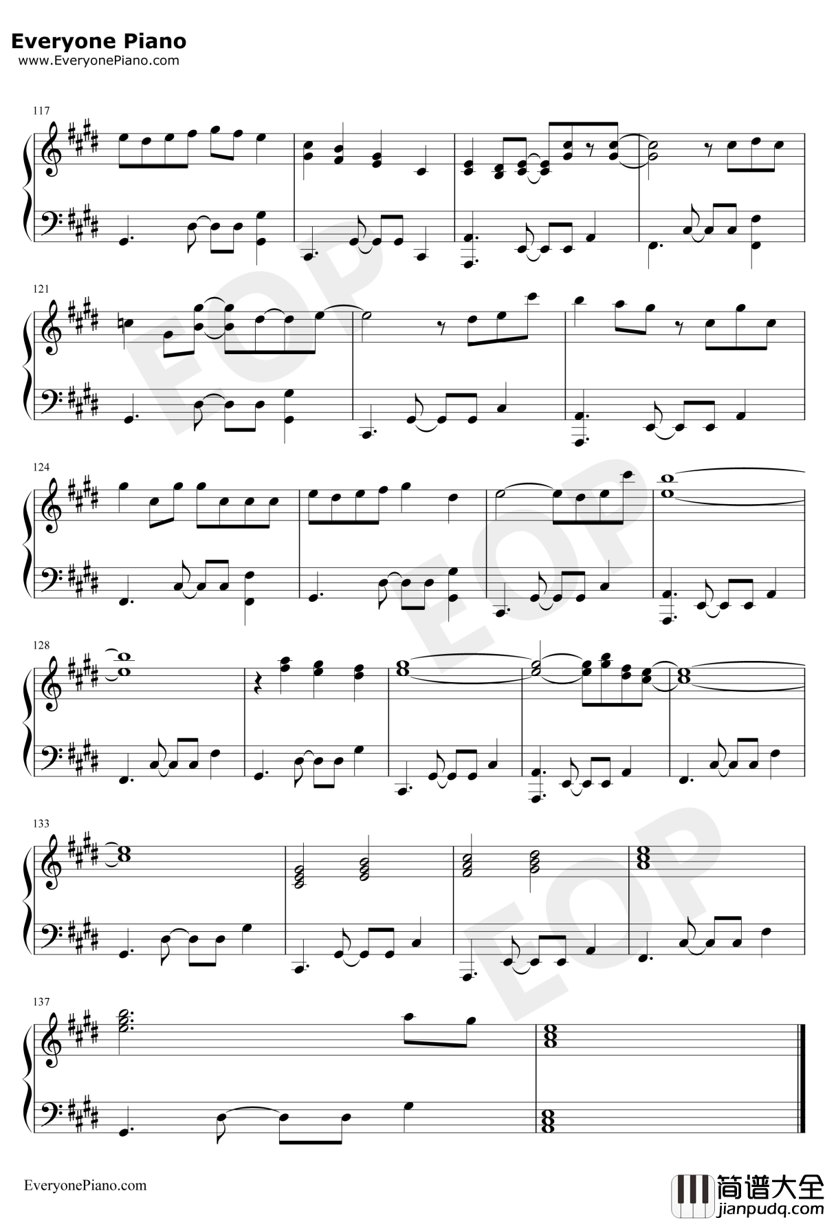 炉心融解钢琴谱_eva家族