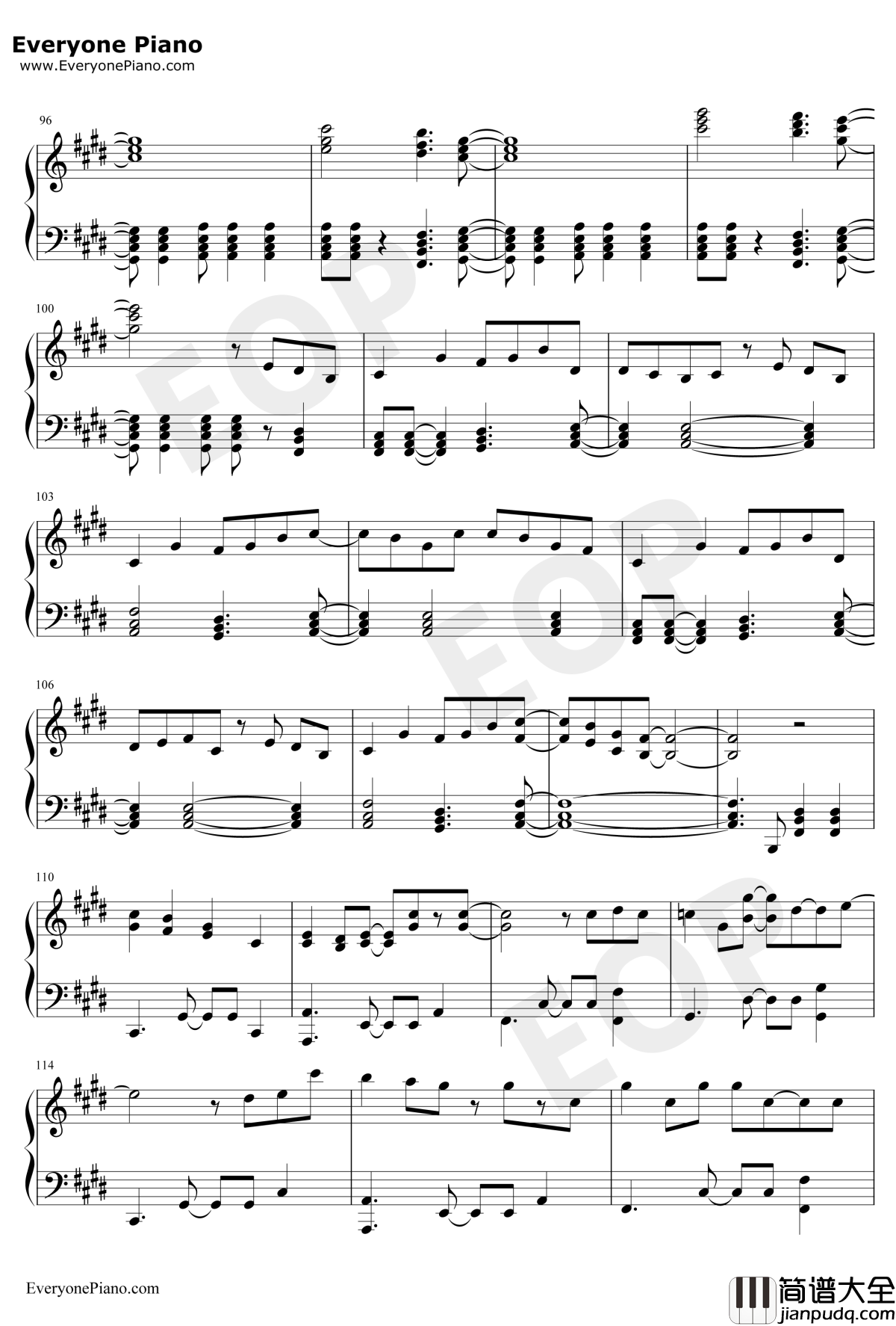 炉心融解钢琴谱_eva家族