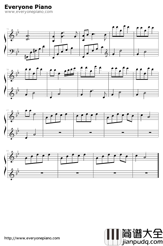 追梦人钢琴谱_神秘园_Dream_Catcher