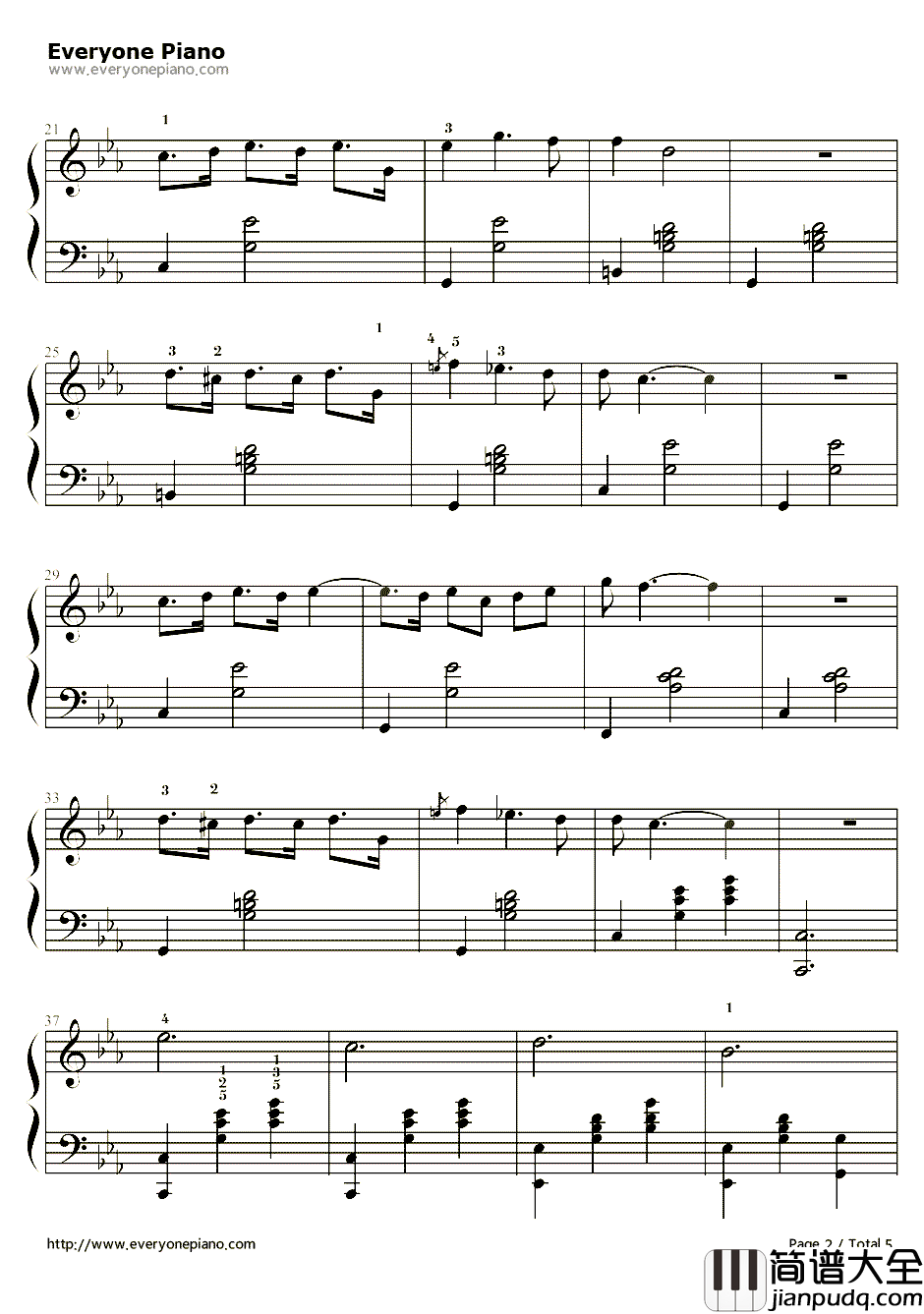 致青春钢琴谱_王菲Faye_Wong_电影致我们终将逝去的青春主题曲