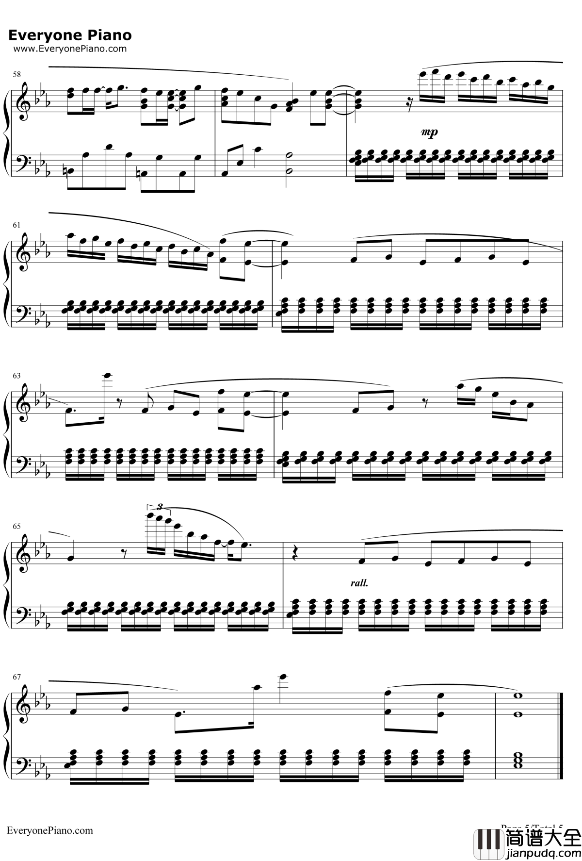 Say_Yes钢琴谱_李代沫_电影101次求婚主题曲