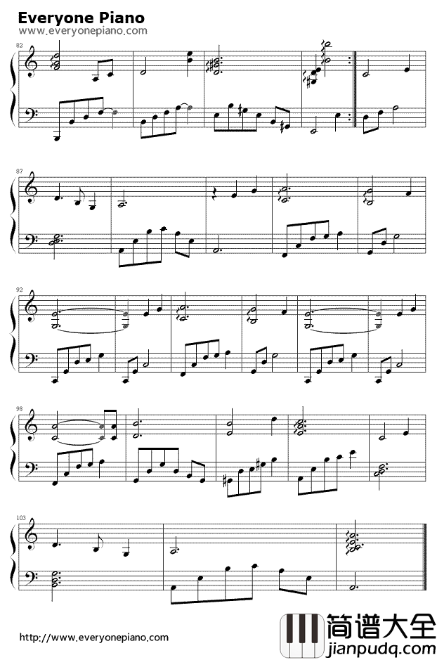 灰色空间钢琴谱_罗志祥