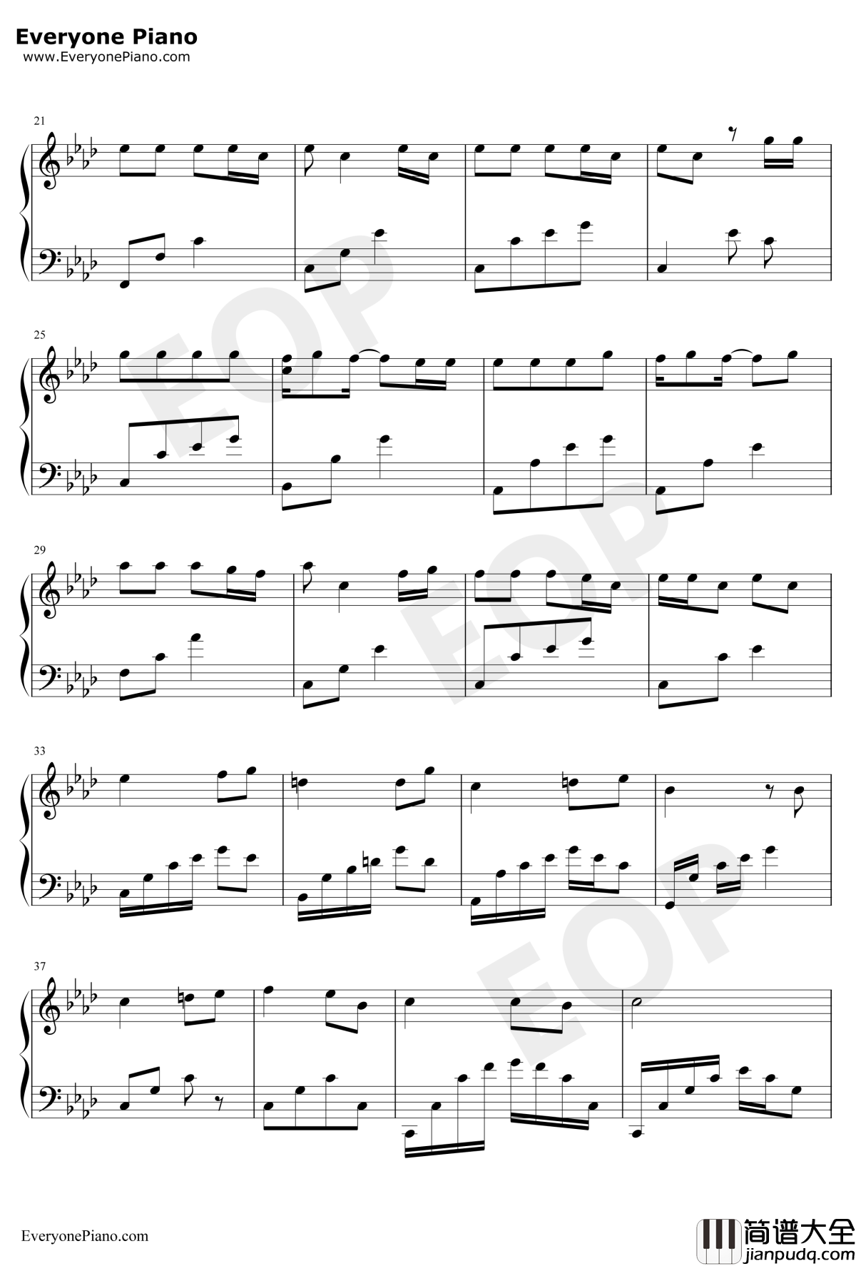 犯贱钢琴谱_徐良