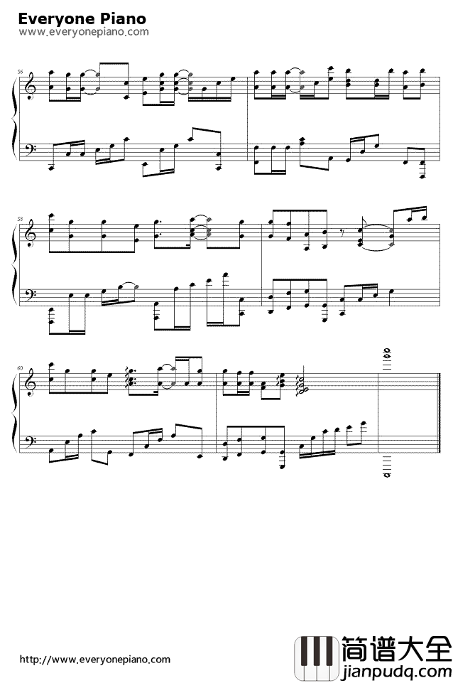 下一站天后钢琴谱_Twins