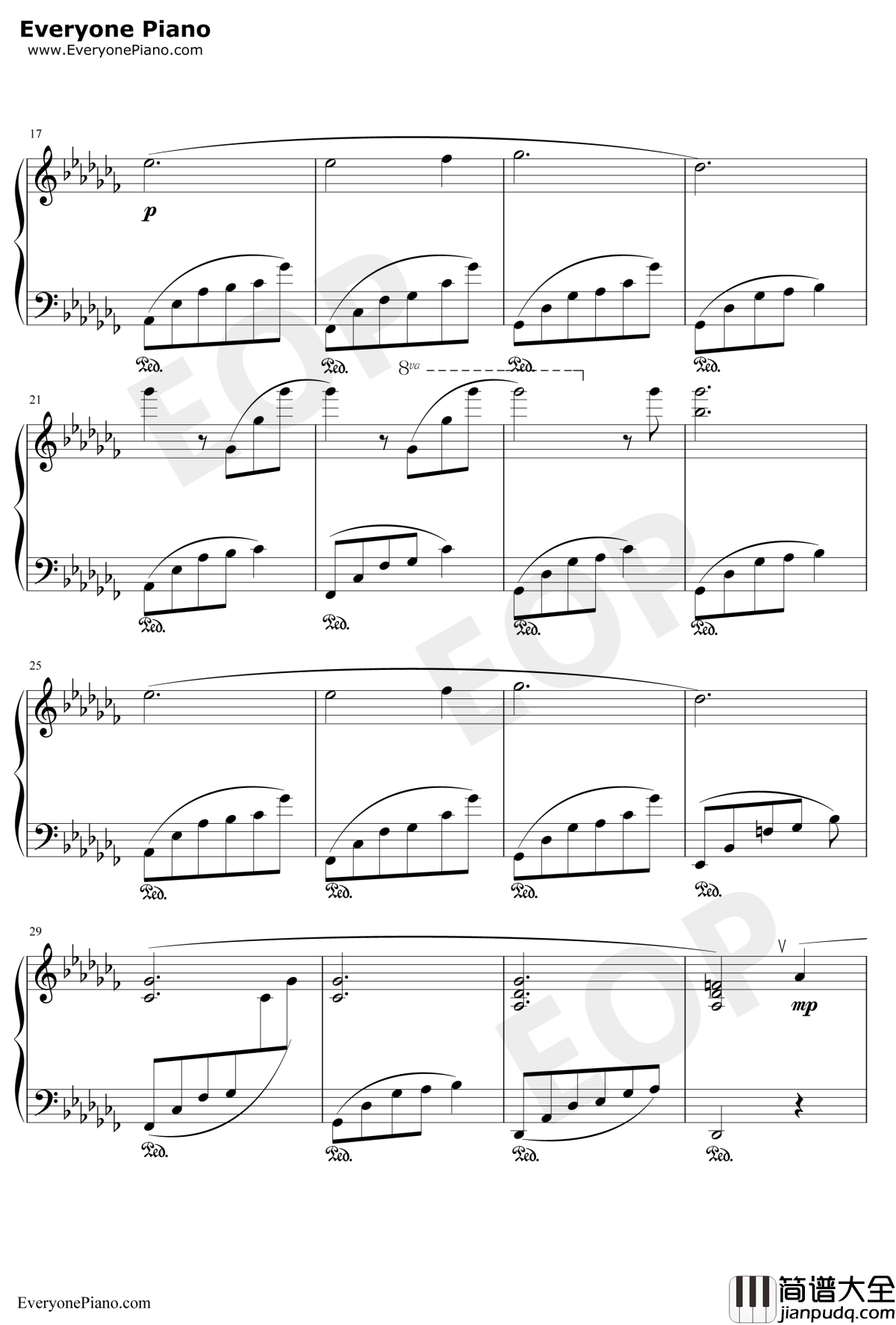 Wind_Crest钢琴谱_植松伸夫_风之纹章