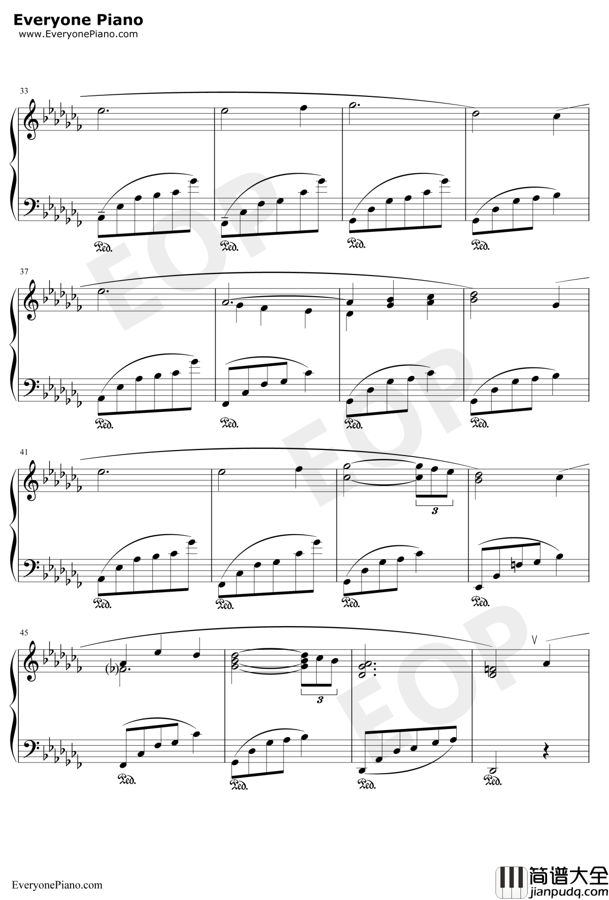 Wind_Crest钢琴谱_植松伸夫_风之纹章