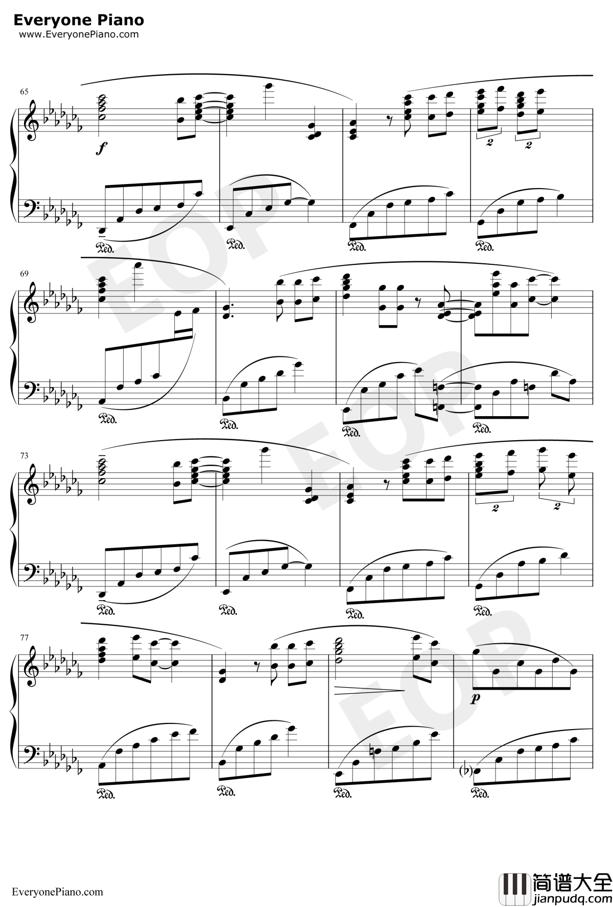 Wind_Crest钢琴谱_植松伸夫_风之纹章