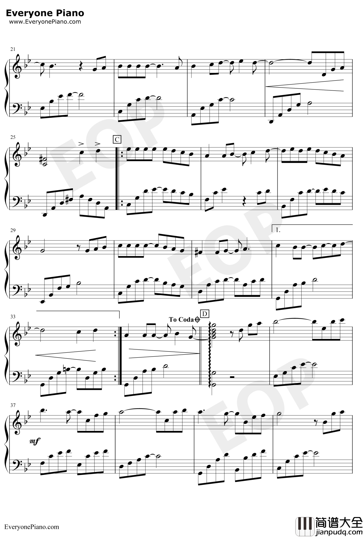 从开始到现在钢琴谱_张信哲_冬季恋歌主题曲