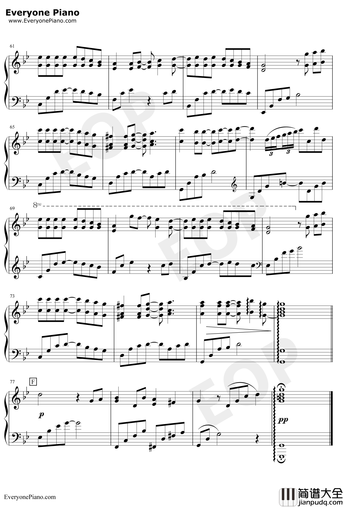 从开始到现在钢琴谱_张信哲_冬季恋歌主题曲