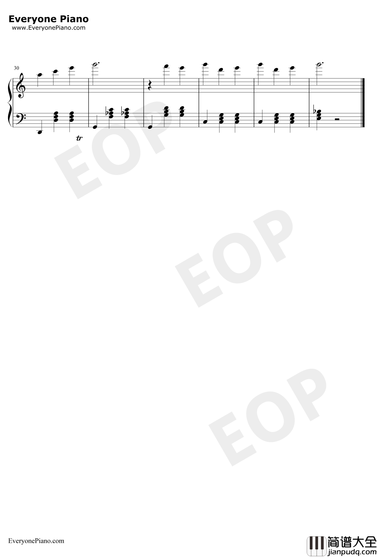 花日钢琴谱_黄真伊