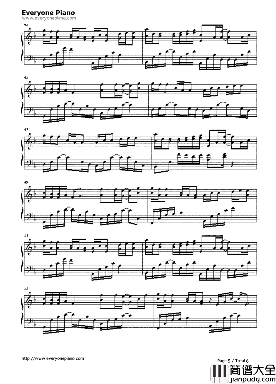 慢慢等钢琴谱_韦礼安