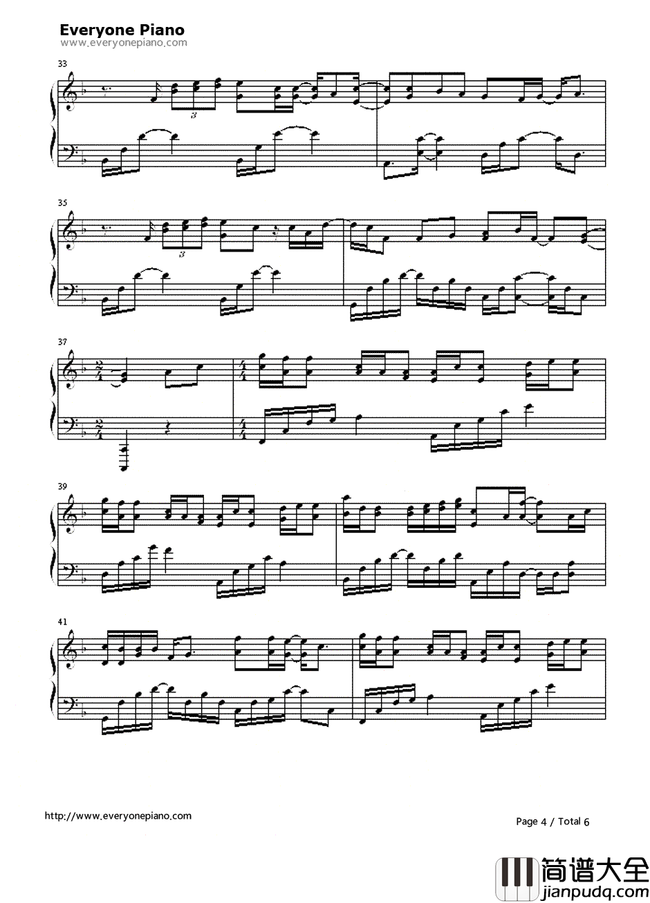 慢慢等钢琴谱_韦礼安