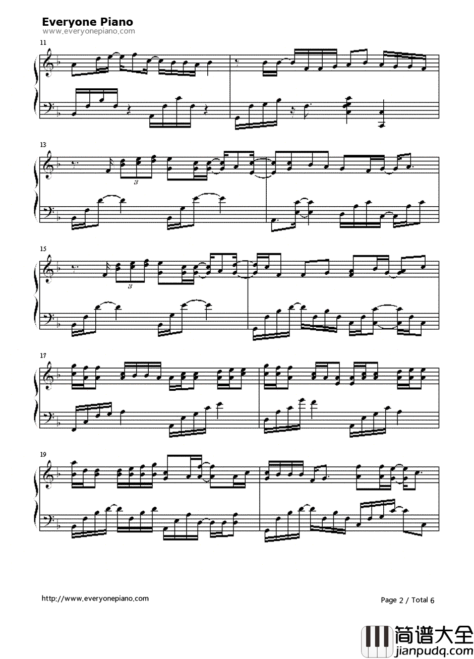 慢慢等钢琴谱_韦礼安