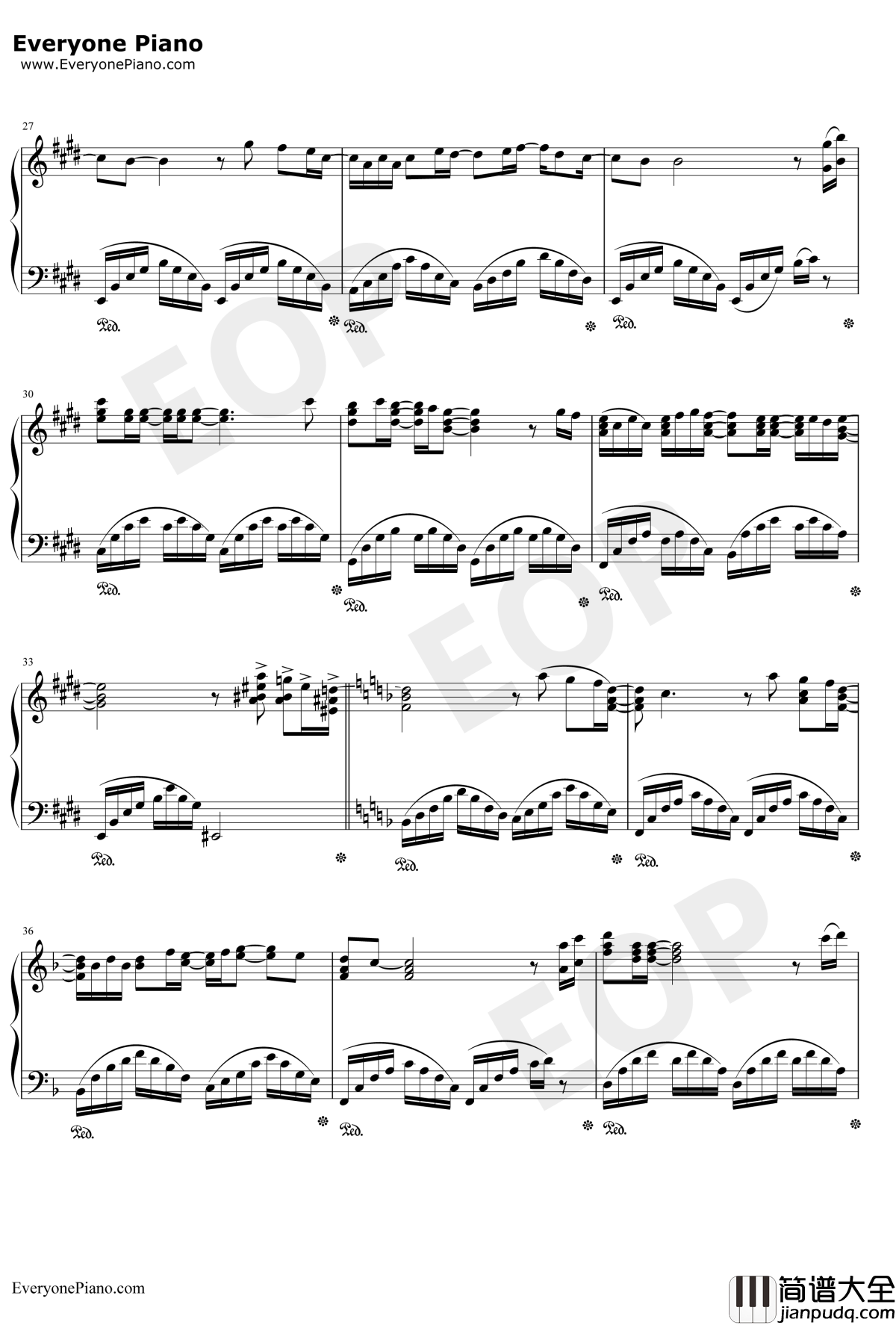 We_Are_The_World钢琴谱_克尔·杰克逊/莱昂纳尔·里奇