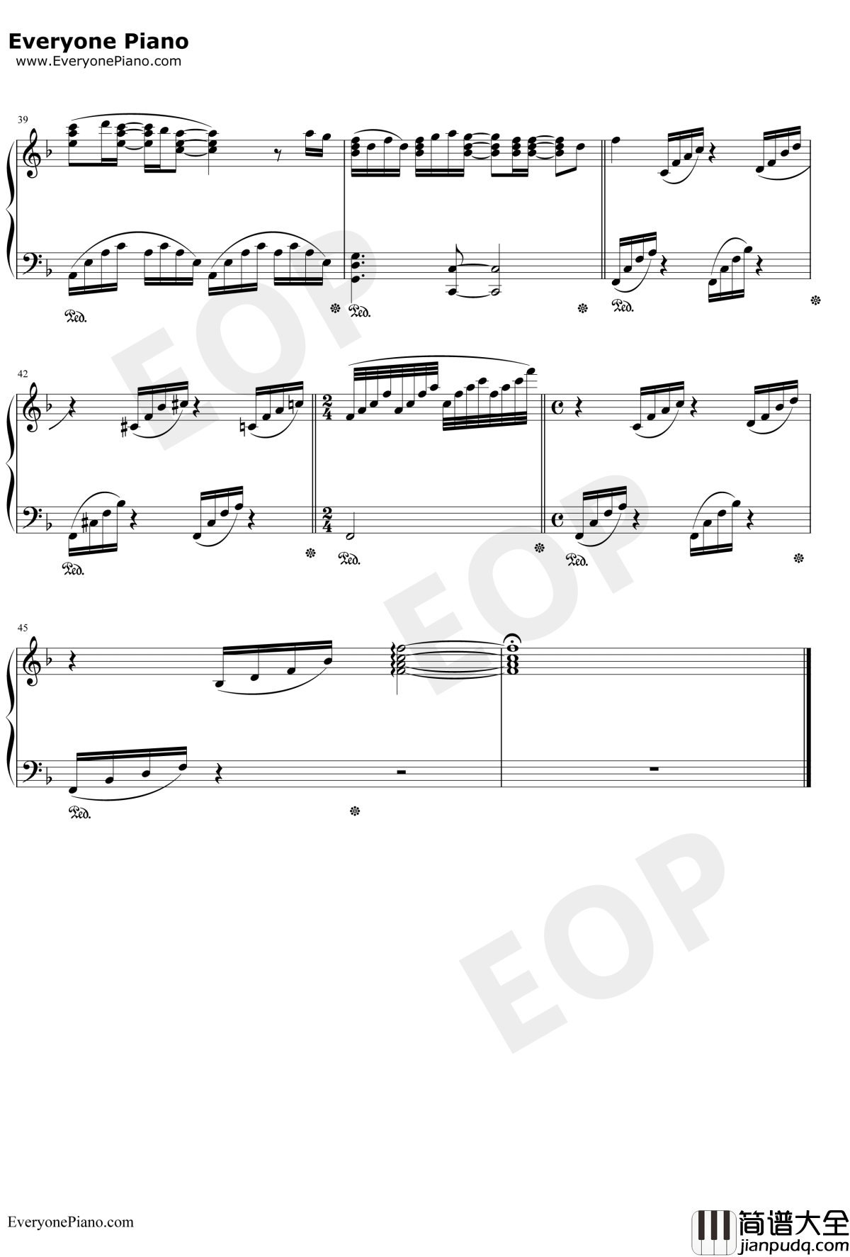 We_Are_The_World钢琴谱_克尔·杰克逊/莱昂纳尔·里奇